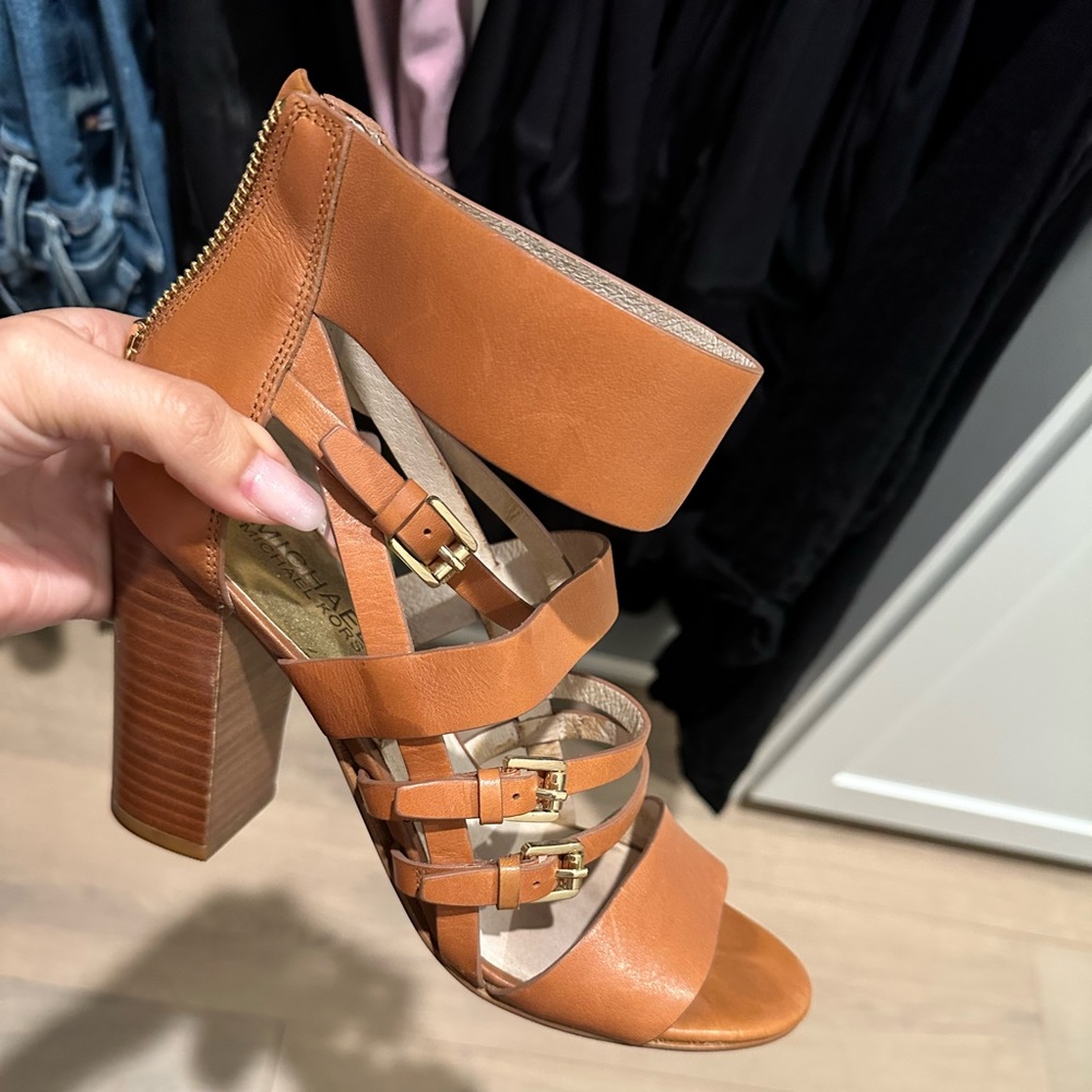 Michael Kors chunky heel
